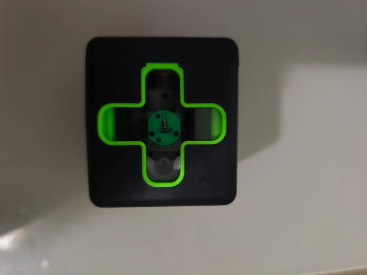 Nível a laser verde de duas linhas